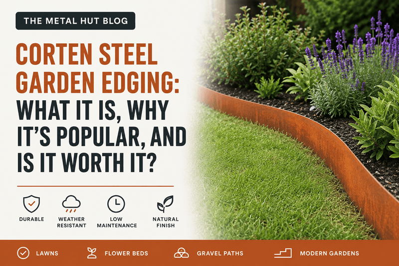 Corten Steel Garden Edging: What It Is, Why It’s Popular, and Whether It’s Worth It - The Metal Hut
