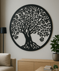 Tree of life metal wall art UK displayed in modern home
