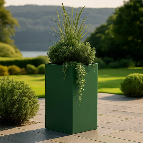 Tall Square Garden Planter