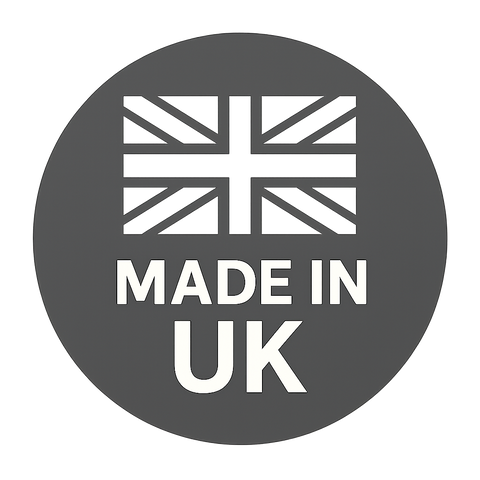 Made in Britain icon – UK flag style line graphic