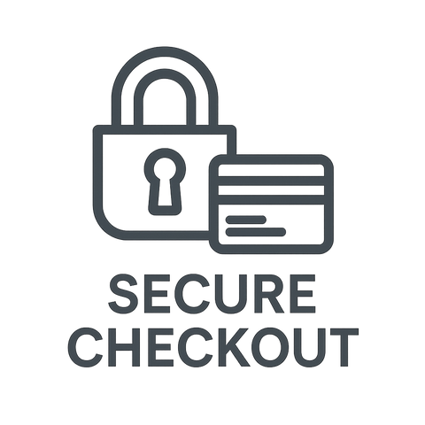 Secure checkout icon – padlock line icon