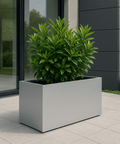 Aluminium trough planter UK made from lightweight corrosion resistant aluminium