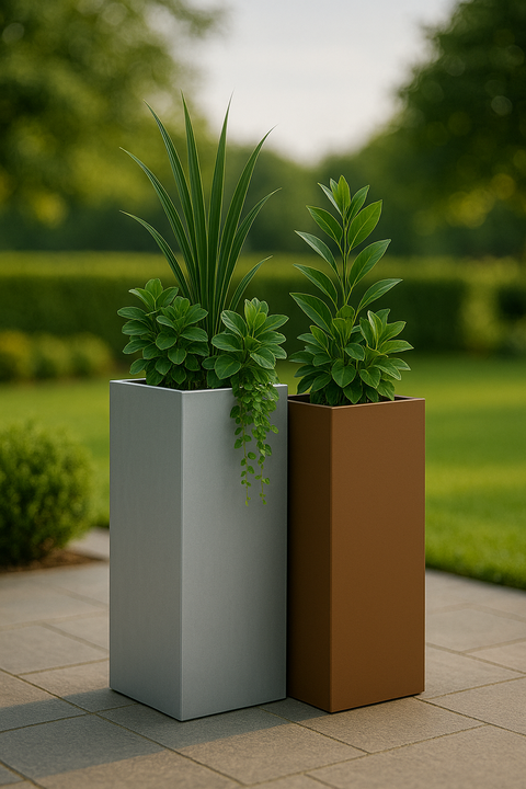 Tall Square Garden Planter