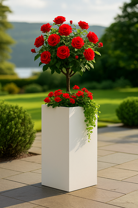 Tall Square Garden Planter