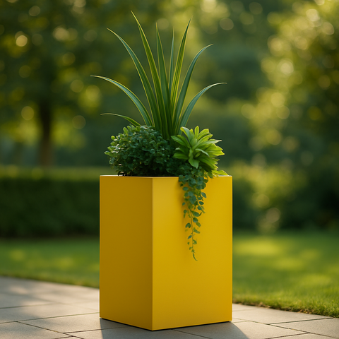 Tall Square Garden Planter