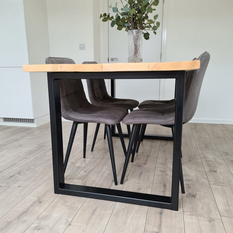 Rustic Table and Benches image 4