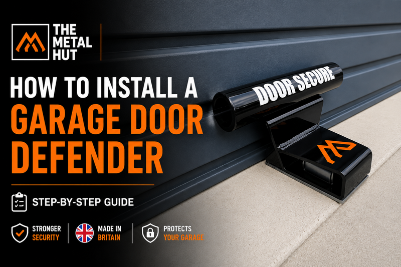 How to install a Garage Door Defender on an up and over garage door
